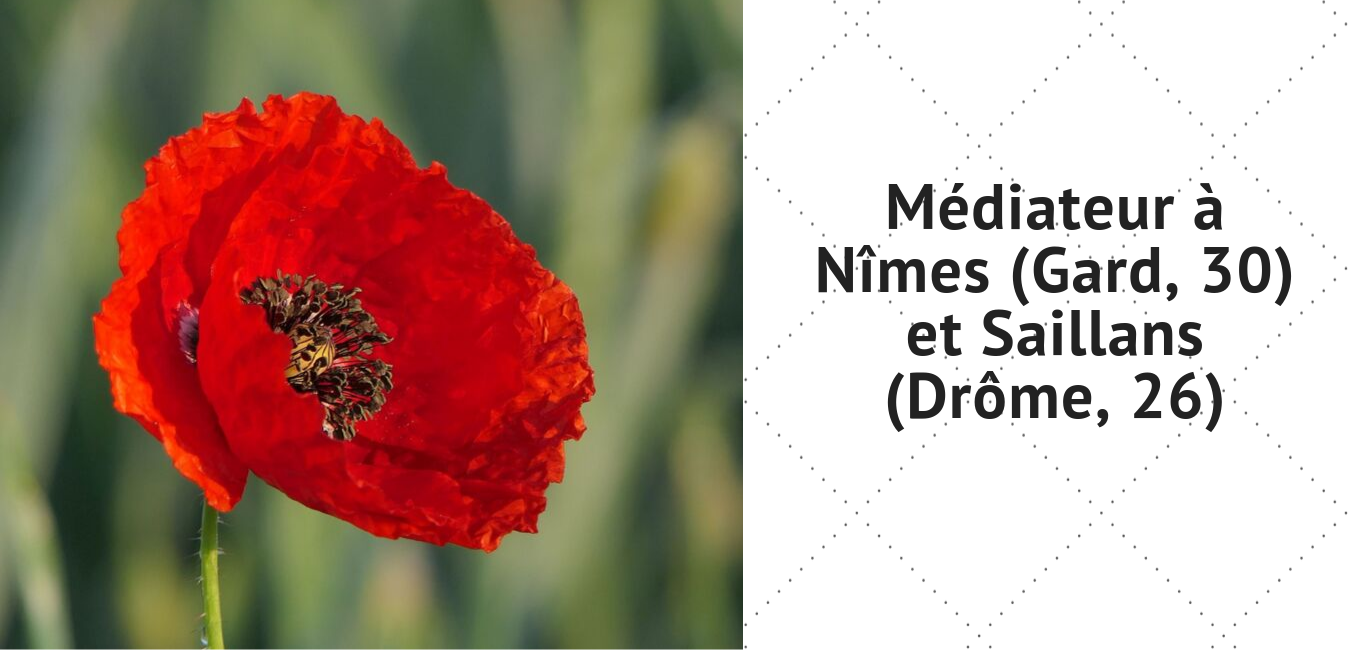 Marc Juston médiateur à Nimes (Gard, 30) et Saillans (Drôme, 26)